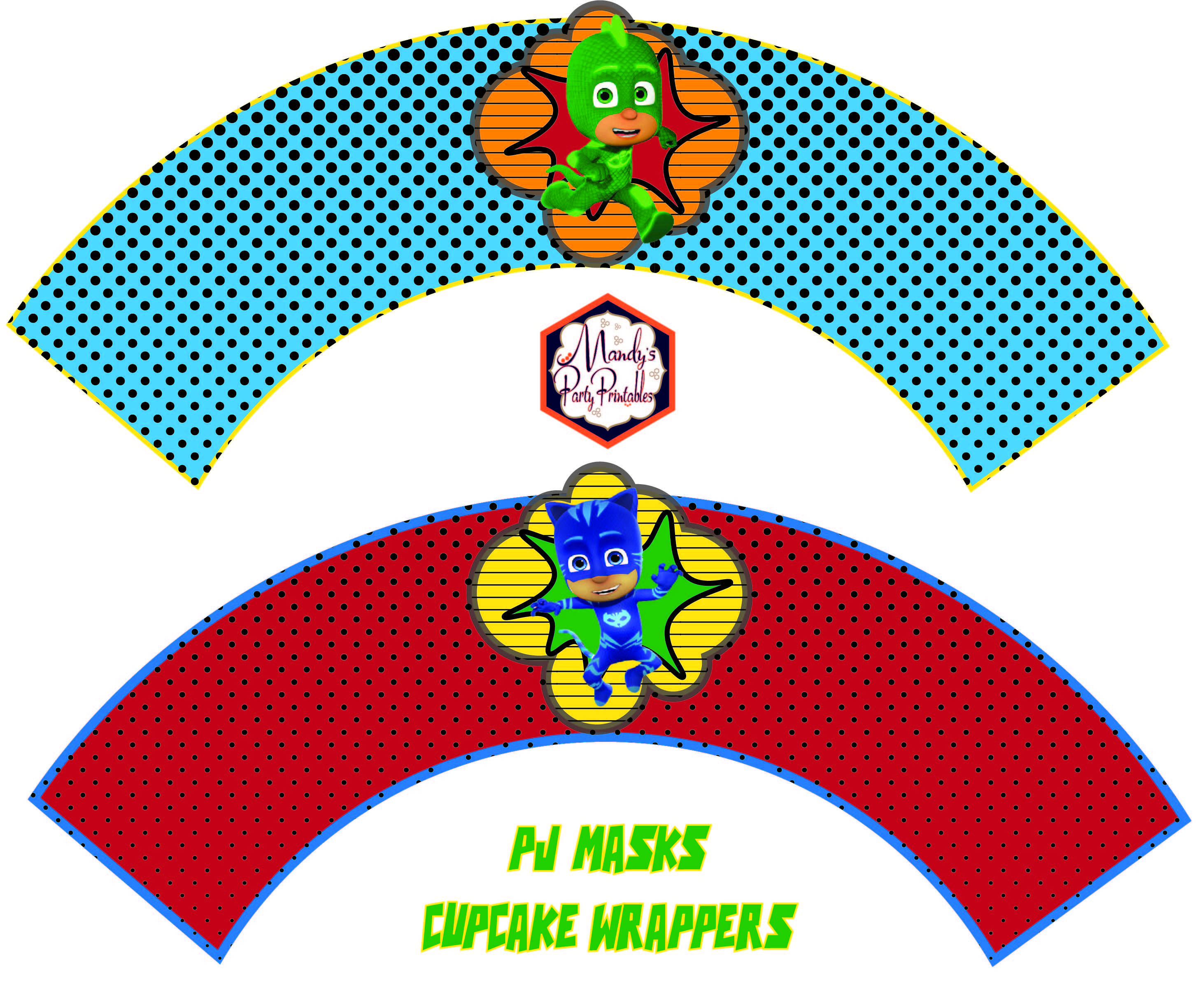 PJ-Masks-Cupcake-Wrappers