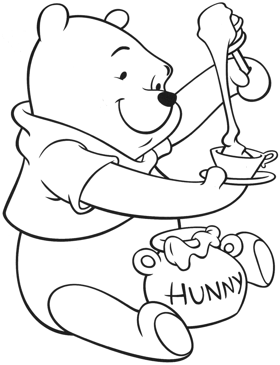 Winnie The Pooh Printable Coloring Pages picture Winnie The Pooh