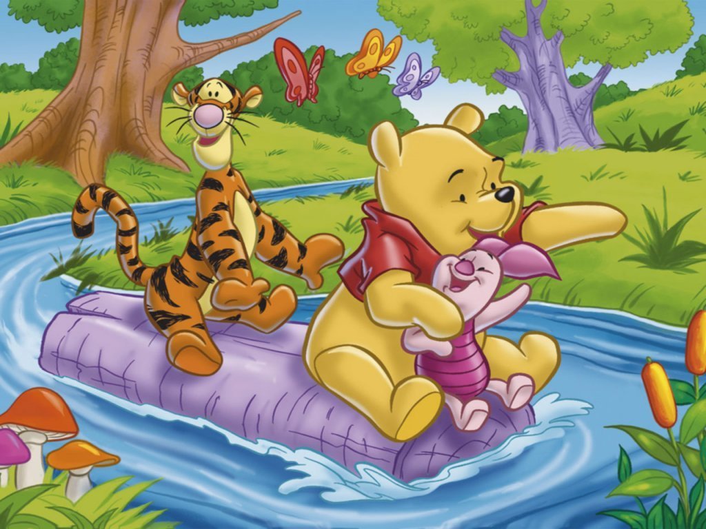 Winnie the Pooh happy
