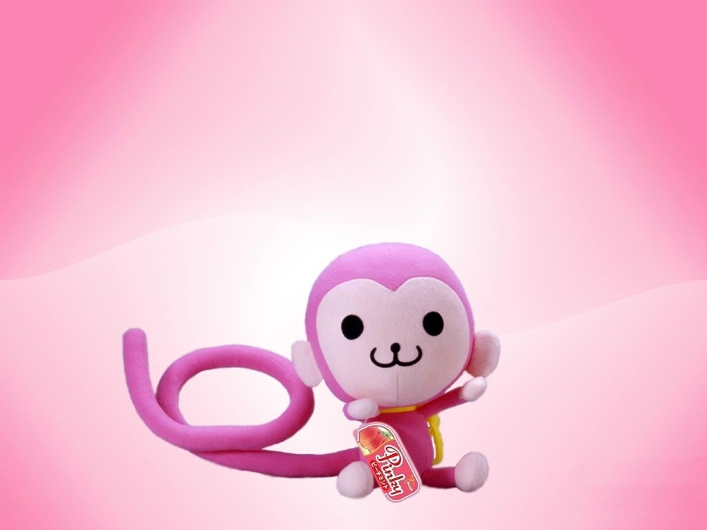Cartoon Monkey pink