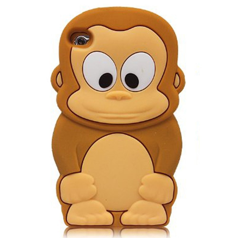 cartoon monkey soft silicone skin case