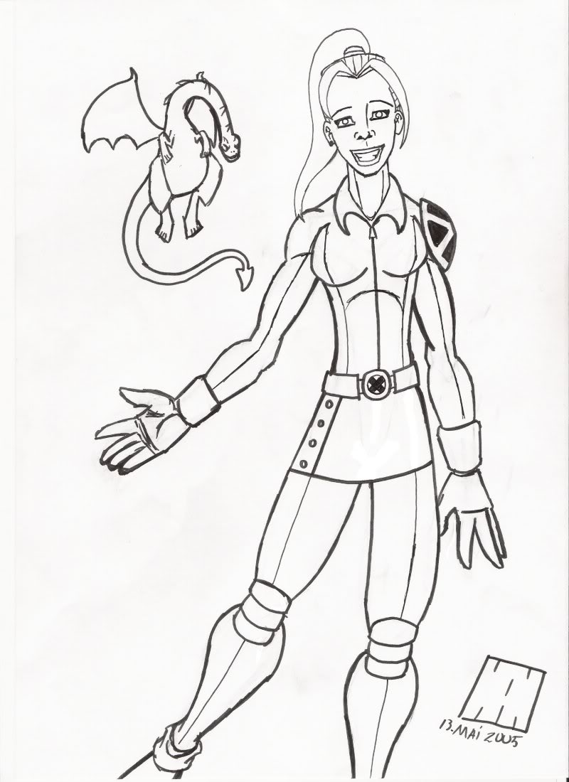 xmen evelution coloring pages - photo #44