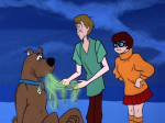 Scooby finds glowing