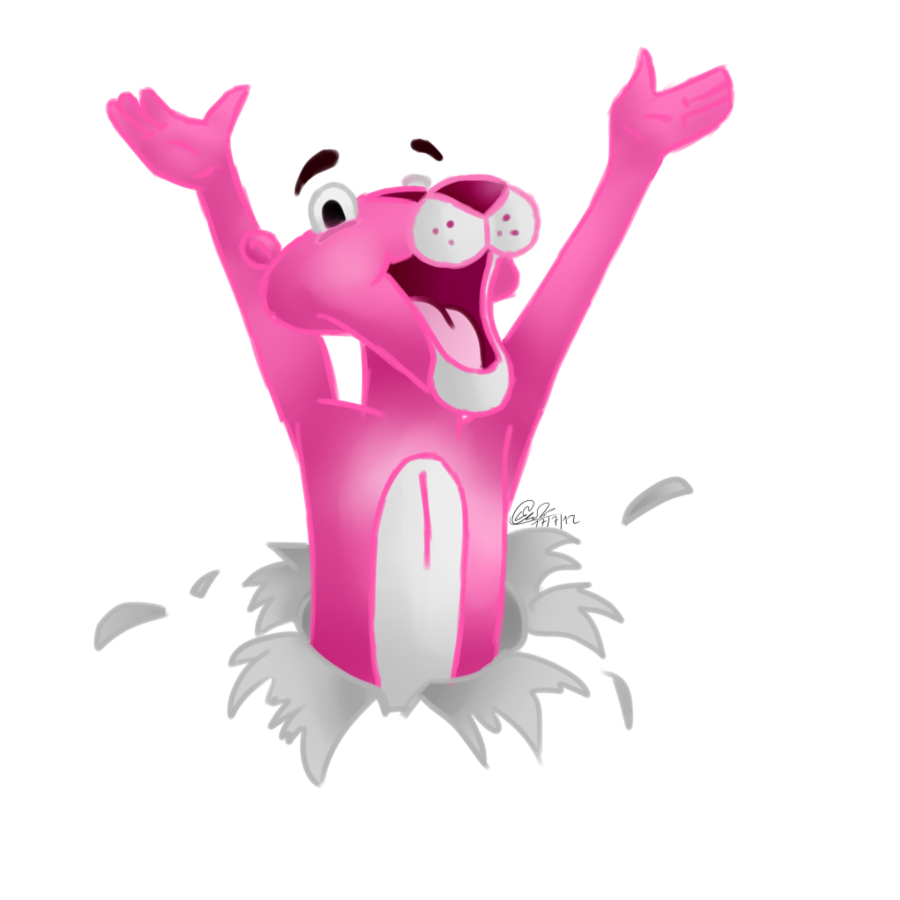 pink panther happy