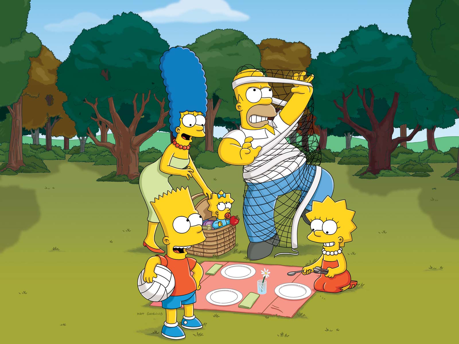 Party Simpsons Picture Party Simpsons Wallpaper
