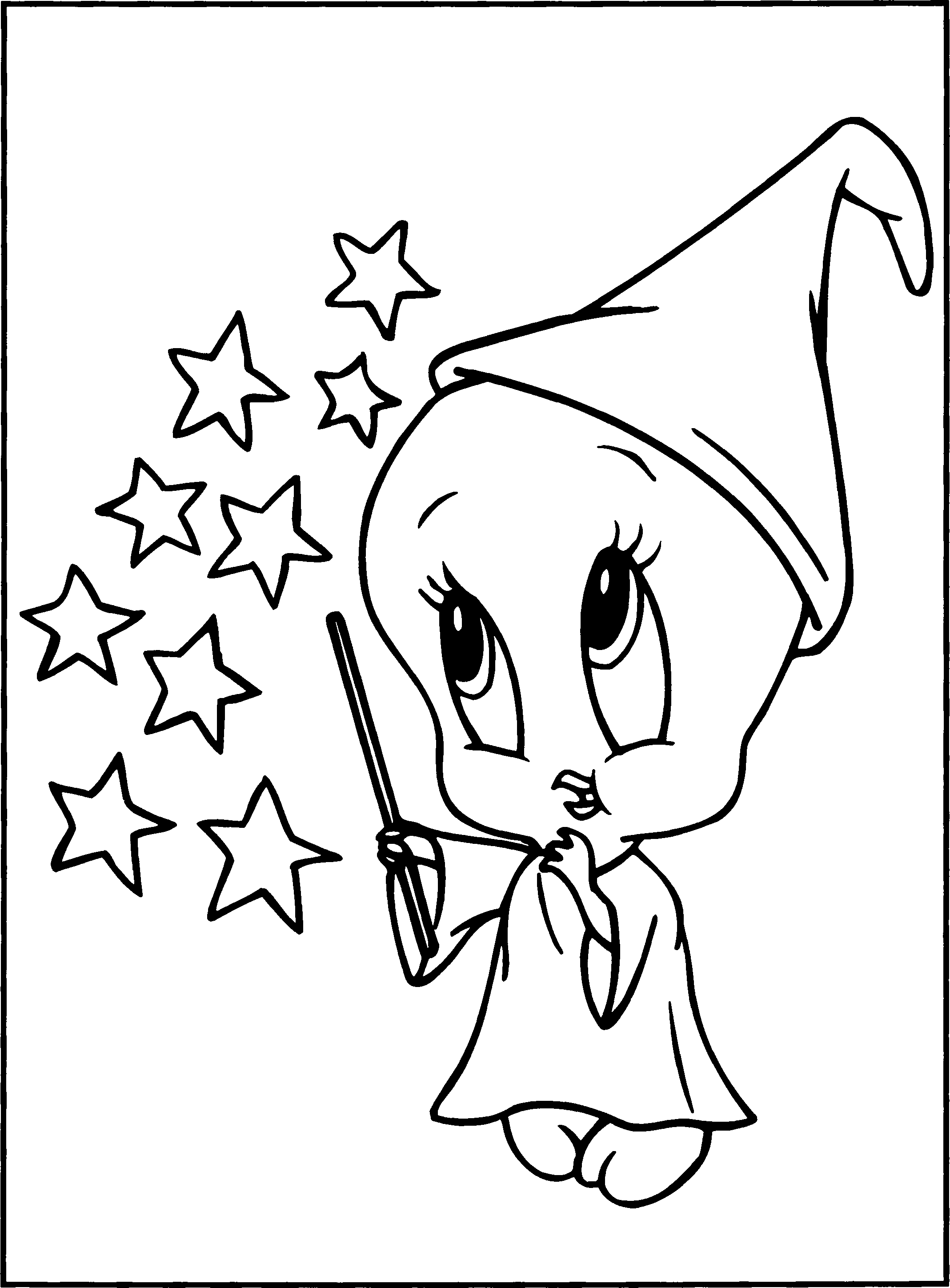 Tweety Bird Looney Tunes Coloring Pages