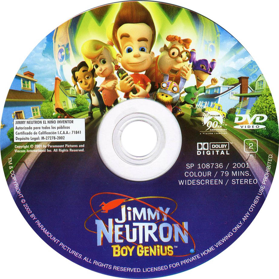 Jimmy Neutron DVD