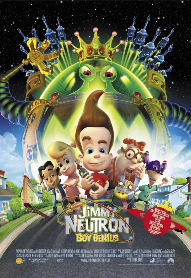 Jimmy neutron boy genius movie poster