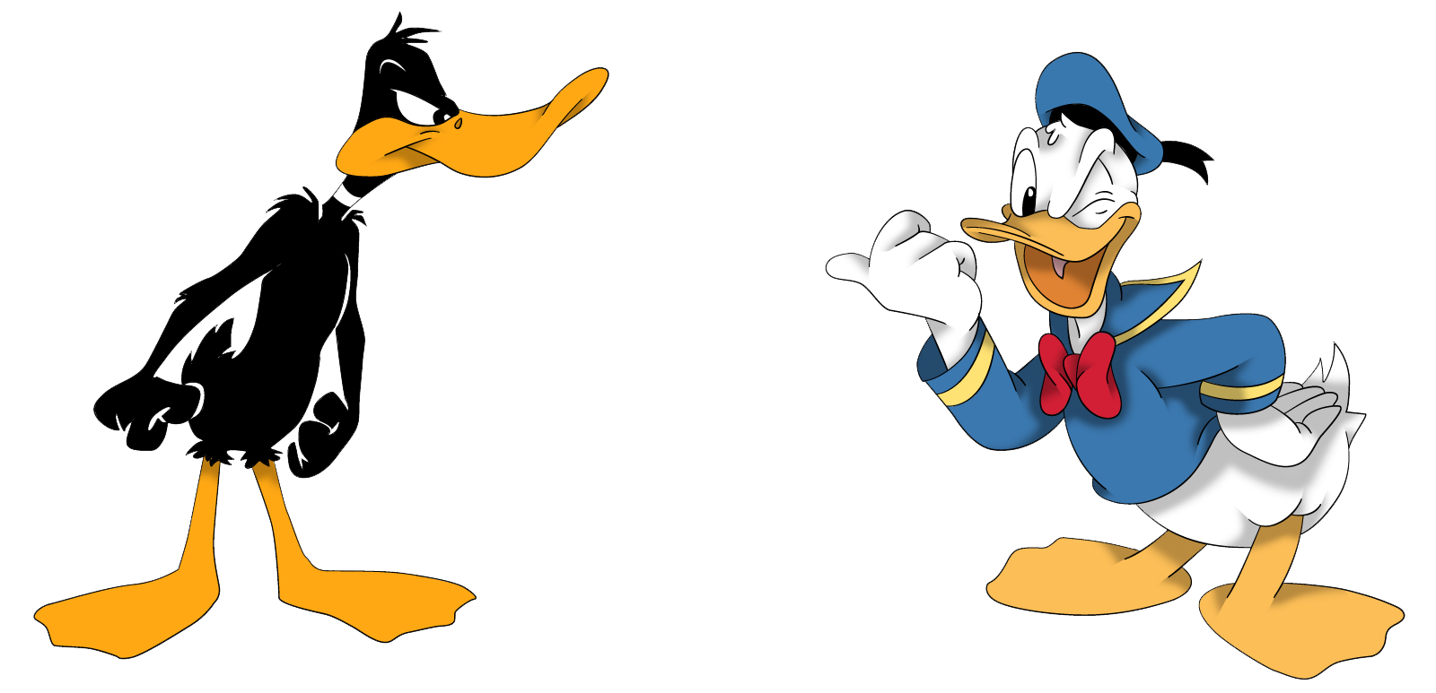 daffy duck vs donald duck arena