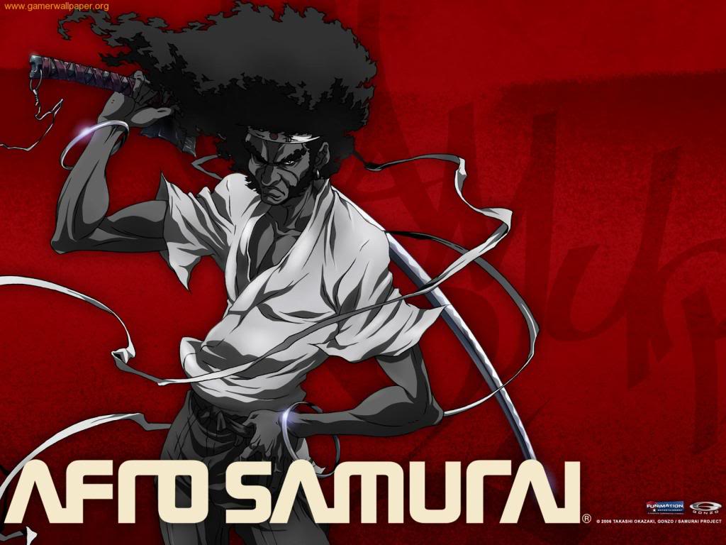 afro samurai background