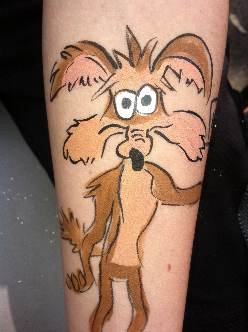 Wile Coyote free tattoo