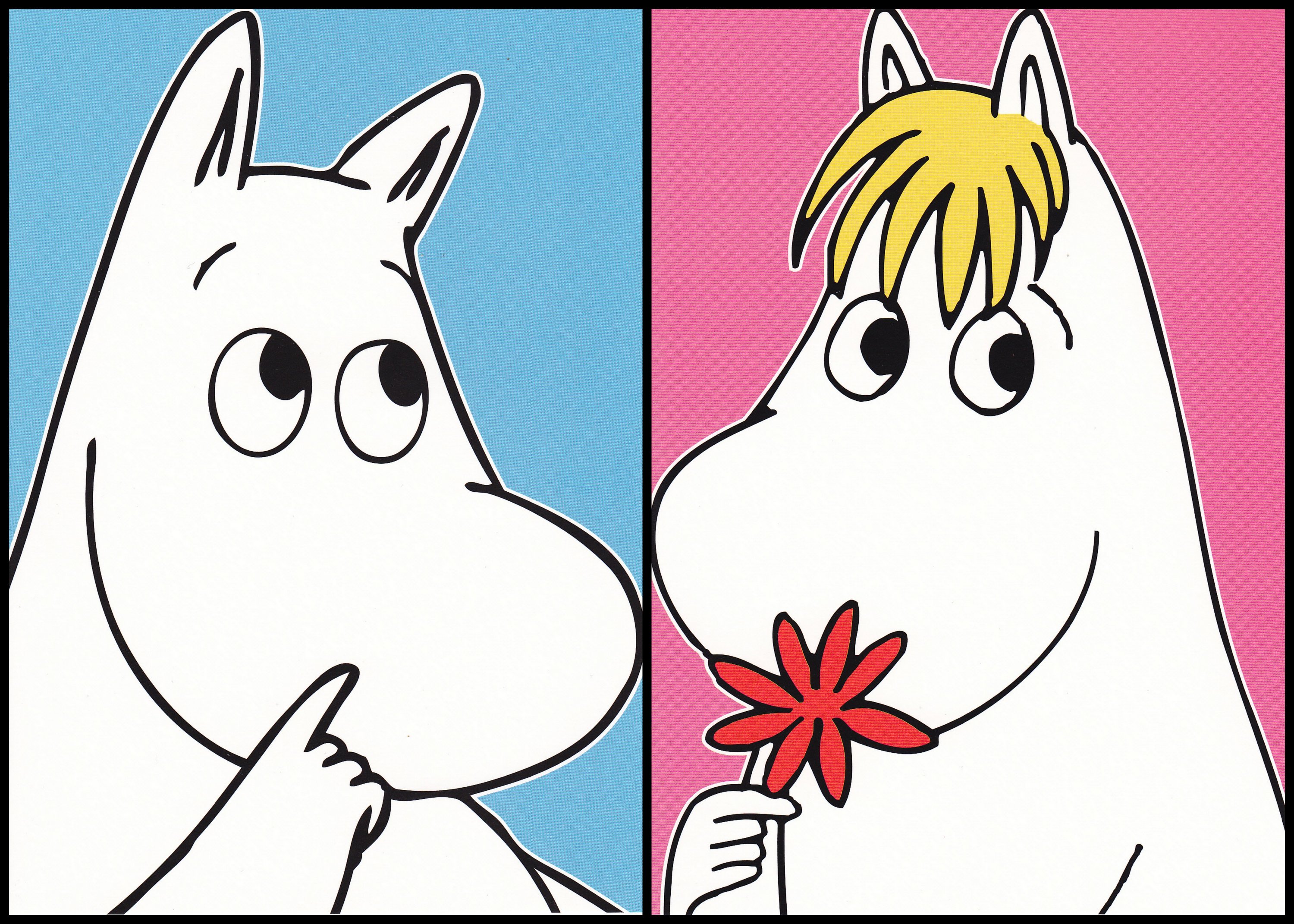 moomin and snorkmaiden cards