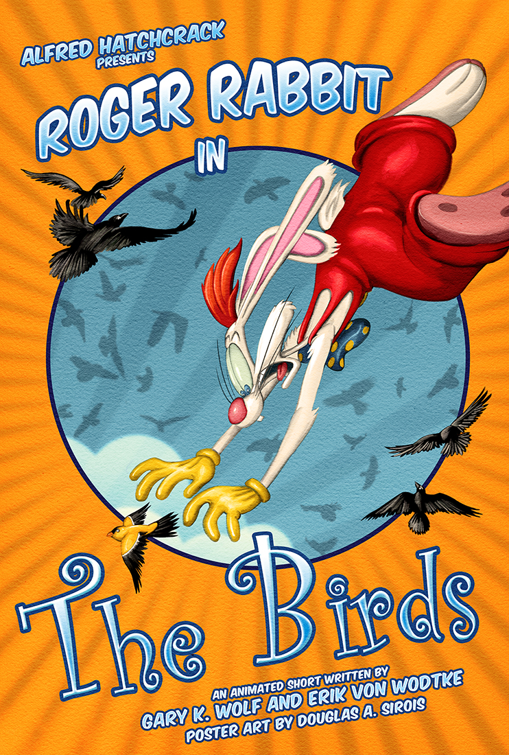 Roger Rabbit TheBirds Press Poster