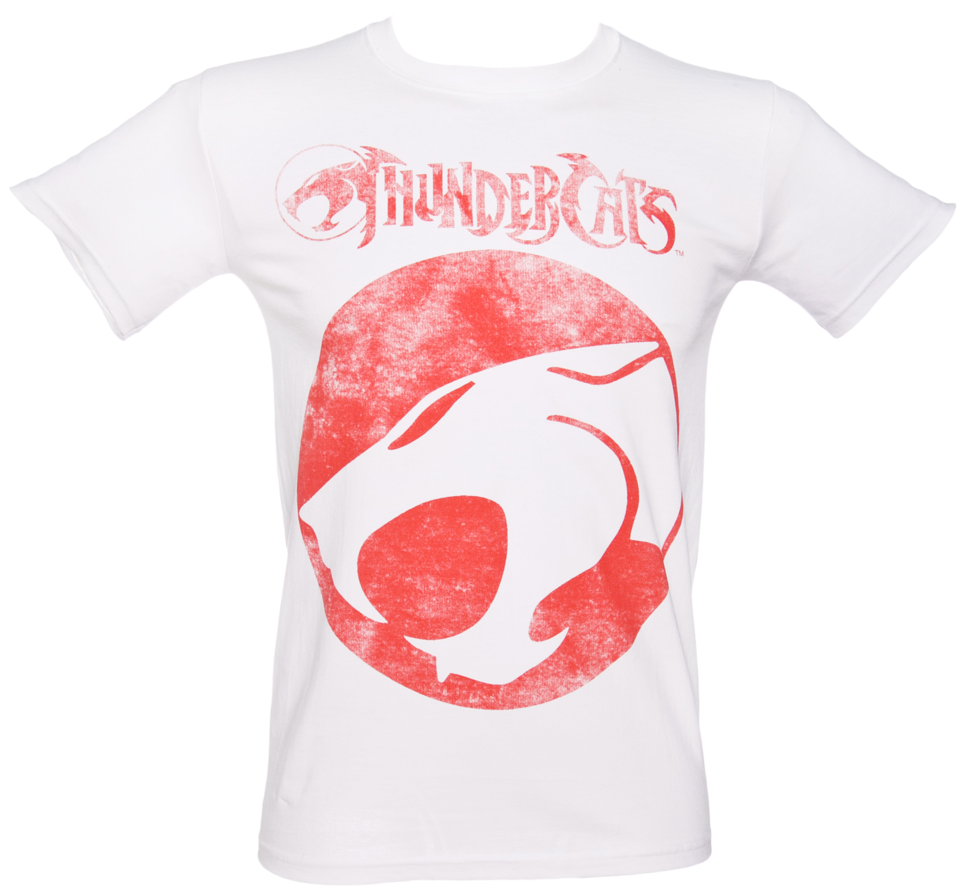Mens White Thundercats Logo T Shirt