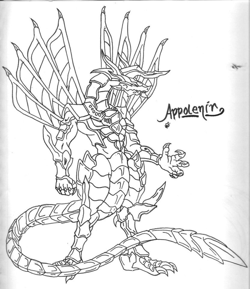 Bakugan coloring Muse Dragon