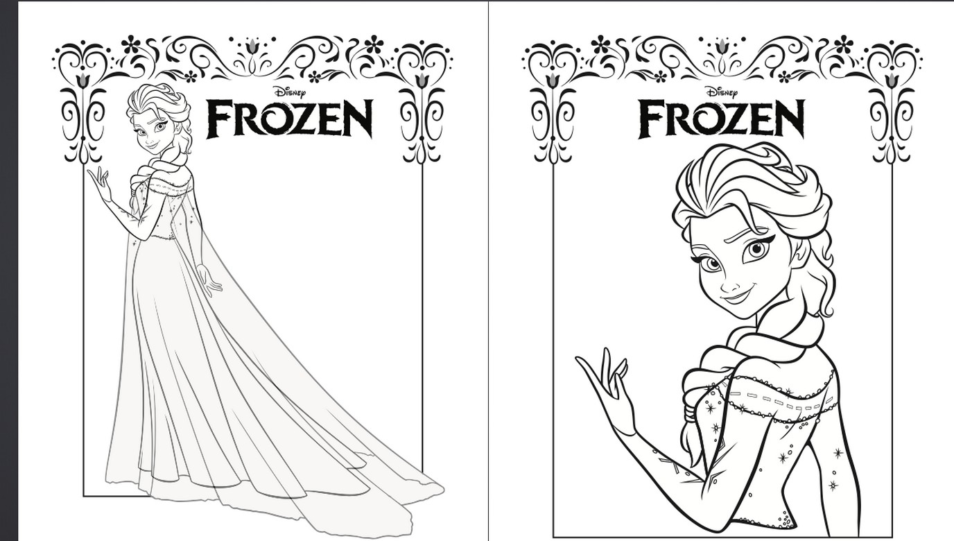 Elsa coloring
