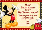 mickey Mouse Invitations Template Free