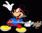 mickey Mouse to play guitar