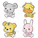 baby animals cartoon free