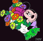 minnie Mouse flowers