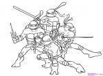 free draw ninja turtles