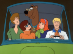 Scooby wearing glasses