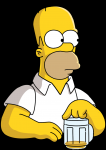 Homer Simpson beer