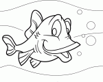 coloring pages pictures rainbow fish