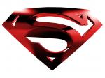 Superman Logo with White