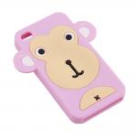Cute cartoon monkey face big ears big silicone for iphone5 cases