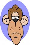 cartoon monkey face