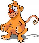 happy cartoon monkey cover