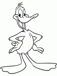 daffy duck coloring