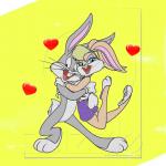lola and bugs bunny color
