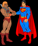 he man and superman