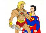 he man vs superman