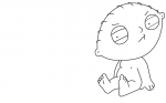 Stewie Griffin coloring