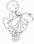 Caillou full free coloring